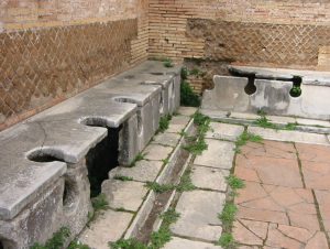 toilets roman ostia