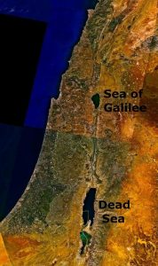 dead sea map