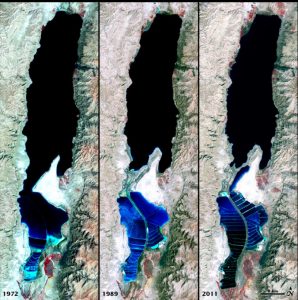 dead sea shrinking
