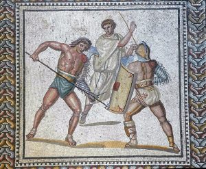 gladiators nennig mosaic