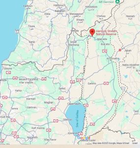 banias map