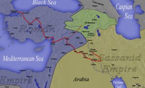 shapur sasanian map